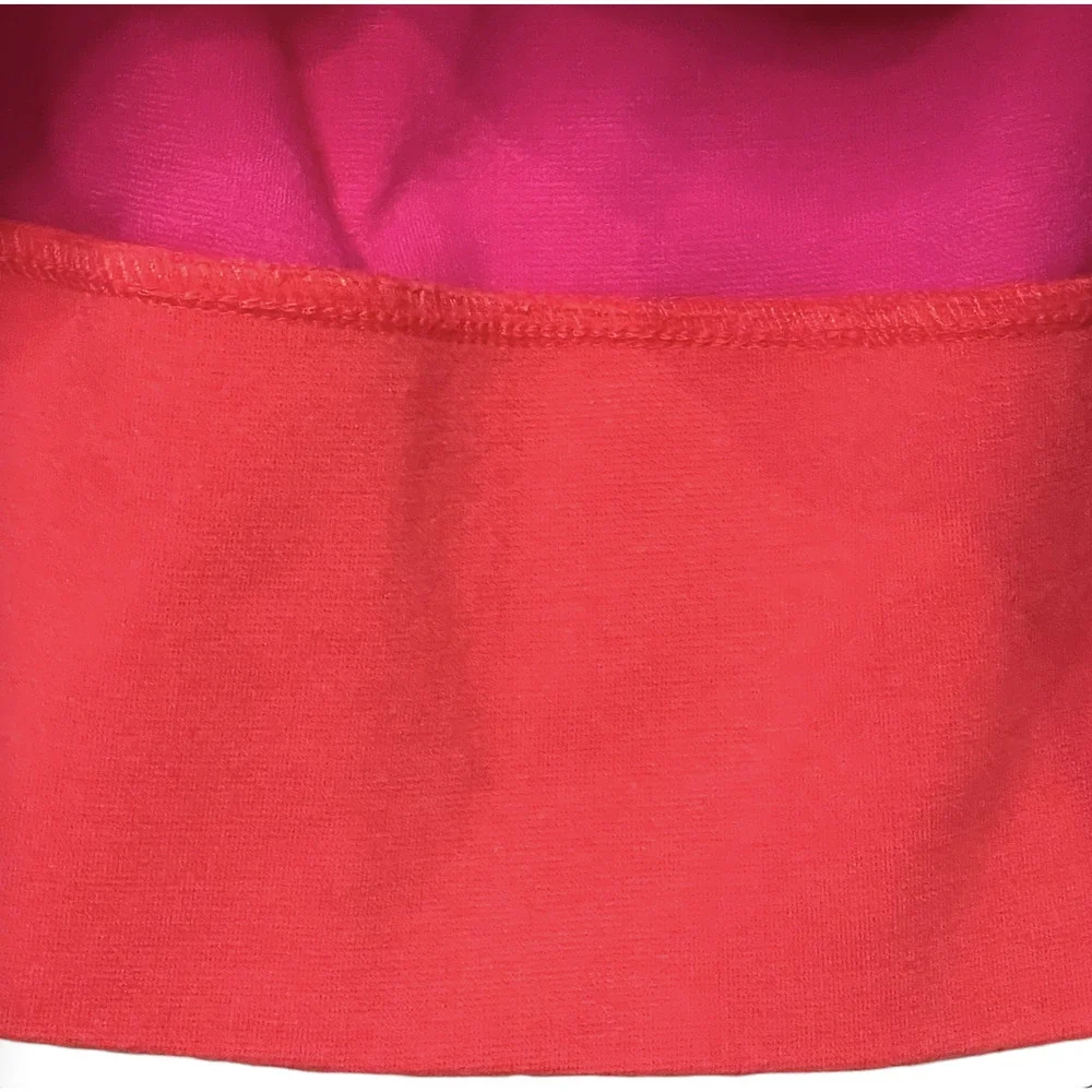Gymboree Girls Skirt Size 12 Pink Orange Cotton Blend Colorful Pull On 24